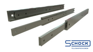 Schock Schwerlastauszüge aus Aluminium und Edelstahl